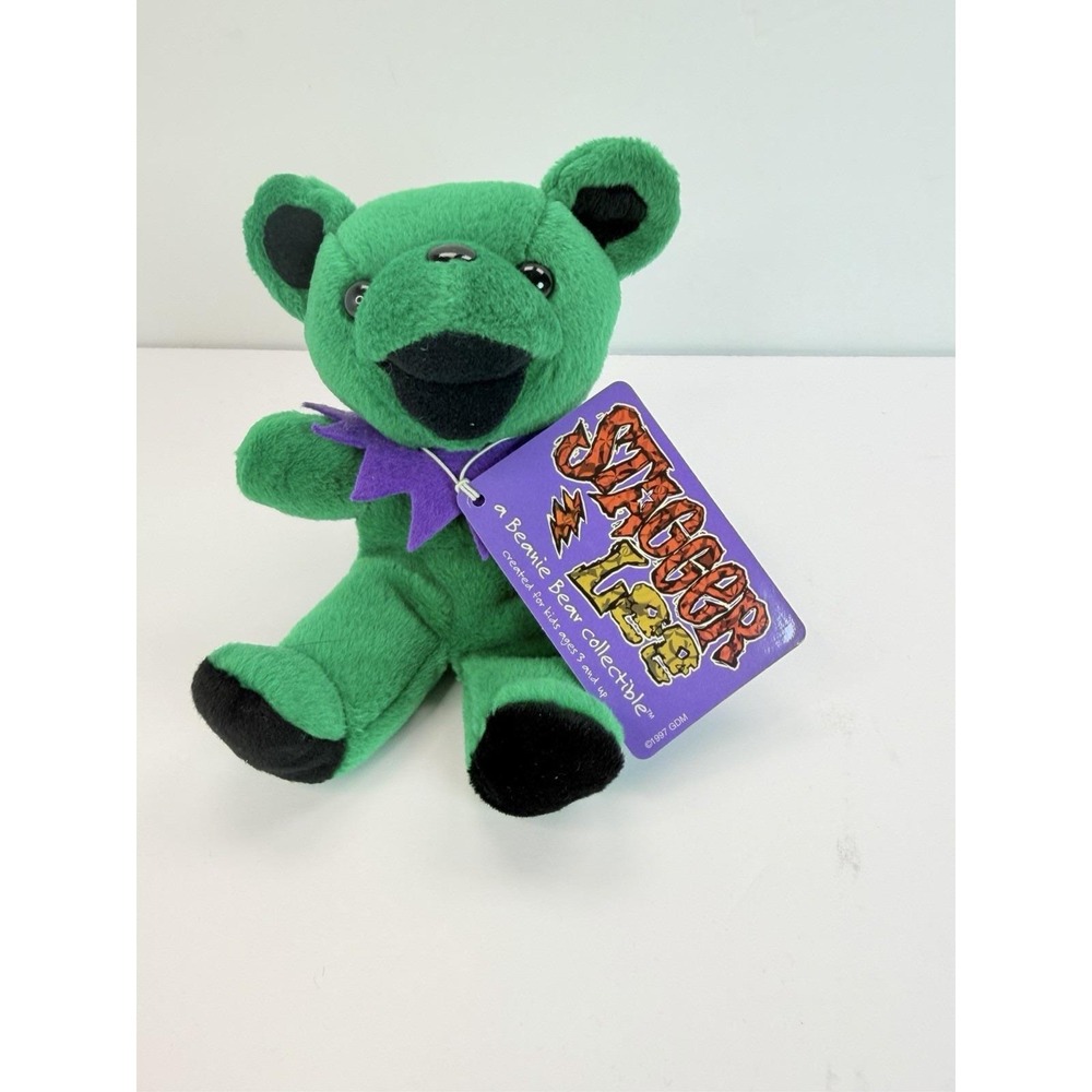 Grateful Dead STAGGER LEE Dancing Bean Bear Plush 7" Liquid Blue #2